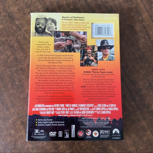 *BNIB* Heart of Darkness: A filmmaker’s apocalypse DVD - Picture 2 of 6